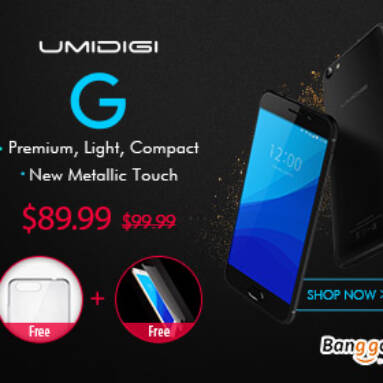 Only $89.99 for UMIDIGI G 2GB RAM 16GB ROM MTK6737 Quad Core 4G Smartphone from BANGGOOD TECHNOLOGY CO., LIMITED