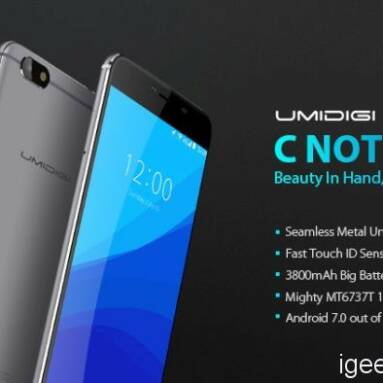 Review with real images and video of the Umidigi C Note. Check how you can get it for free!
