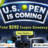 US Open is Coming, Buy $15 Save $2 from Newfrog.com