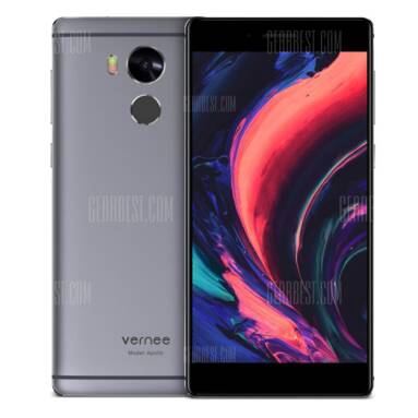 $219 with coupon for Vernee Apollo 4G Phablet  –  GRAY from GearBest