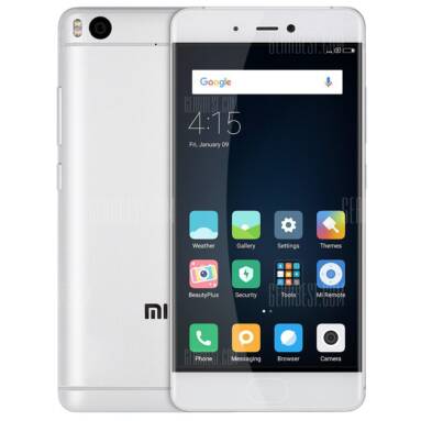 $375 with coupon for Xiaomi Mi5s 4G Phablet  –  SILVER from GearBest