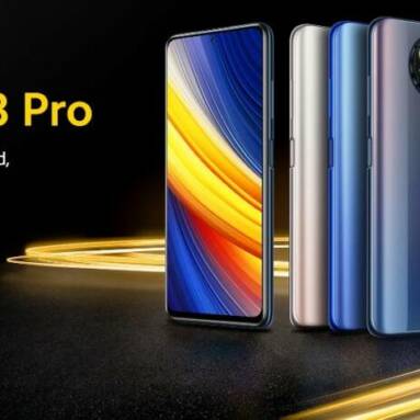 €236 with coupon for POCO X3 Pro Global Version Snapdragon 860 8GB 256GB 6.67 inch 120Hz Refresh Rate 48MP Quad Camera 5160mAh Octa Core 4G Smartphone from EU SPAIN warehouse BANGGOOD