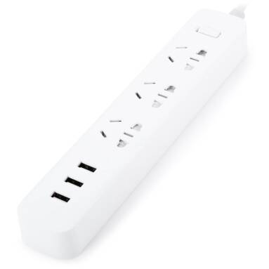 $11 with coupon for Xiaomi power strip contains 3 ports USB2A from GSHOPPER