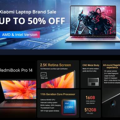 MASSIVE XIAOMI LAPTOP SALE from BANGGOOD, UP to 50% OFF