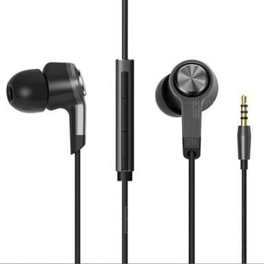 $12 with coupon for Original Xiaomi Piston 3 Reddot Design Earphone Black from GearBest