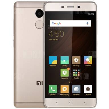 $97 with coupon for Xiaomi Redmi 4 4G Smartphone  –  HONG KONG WAREHOUSE 2GB RAM 16GB ROM  GOLDEN from GearBest