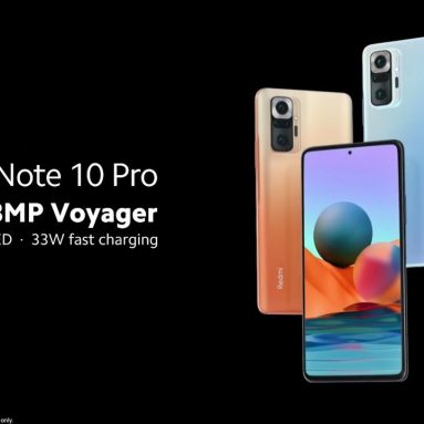 €210 with coupon for Xiaomi Redmi Note 10 Pro Smartphone 6/128GB Global Version from EU warehouse GOBOO