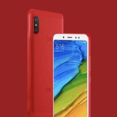 $189 with coupon for Xiaomi Redmi Note 5 4G Phablet 3GB RAM 32GB ROM Global Version – RED