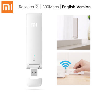 Xiaomi Mi 300Mbps WiFi Repeater 2 – English Version $7.99 Free Shipping from Zapals