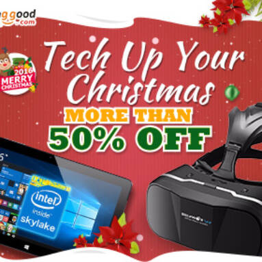 More than 50% OFF Christmas Promotion for Smart Tech from BANGGOOD TECHNOLOGY CO., LIMITED