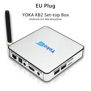 $65 with coupon for YOKA KB2 TV Box Amlogic S912 Octa Core EU plug – EU warehouse from gearBest