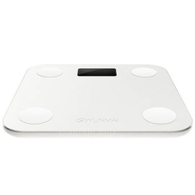 $27 with coupon for YUNMAI Mini 1501 Bluetooth 4.0 Smart Body Fat Scales  –  INTERNATIONAL VERSION  WHITE  from Gearbest