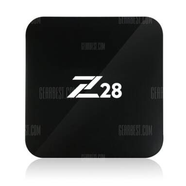 $37 with coupon for Z28 TV Box  –  2+16G EU  BLACK from GearBest