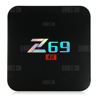$35 with coupon for Z69 TV Box – EU plug Black from GearBest