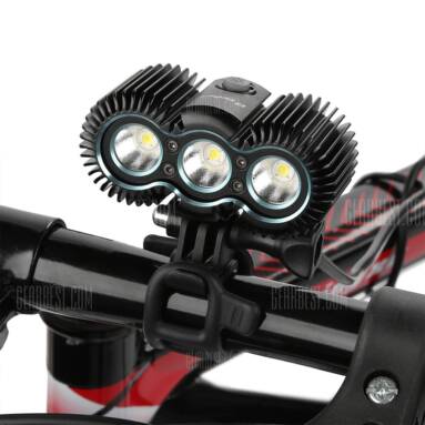 $29 flashsale for zanflare B3 3 LED Bike Light  –  4500-5000K  BLACK from GearBest