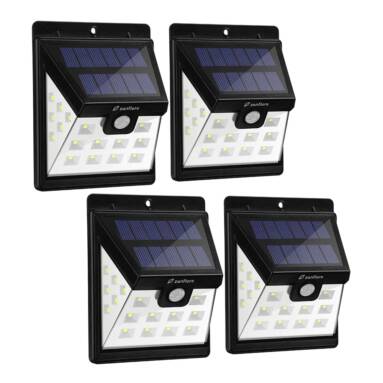 $29 with coupon for zanflare HJ001 22 LED Solar Floodlight（4 pack）from Gearbest