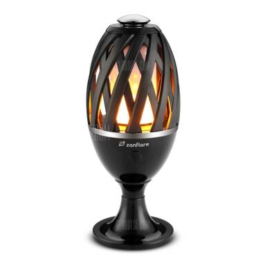 $23 with coupon for zanflare U19 LED Flame Lamp  –  BLACK from GearBest