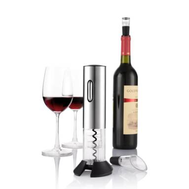 $21 with coupon for zanmini Electric Wine Opener – SILVER from GearBest