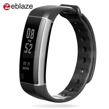 $14 with coupon for Zeblaze Zeband Plus Smart Wristband  –  BLACK from GearBest